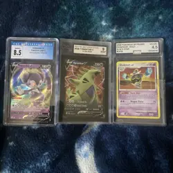 Pokemon TCG 3 Card Lot CGC, KSA, AGS Graded - Image 1