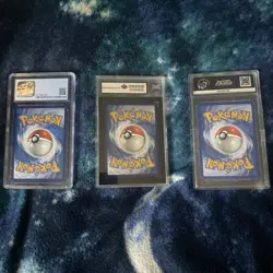 Pokemon TCG 3 Card Lot CGC, KSA, AGS Graded - Image 2
