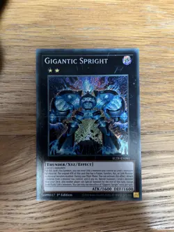YU-GI-OH CARD BLTR-EN091 GIGANTIC SPRIGHT SECRET RARE Pack Fresh x2 - Image 5