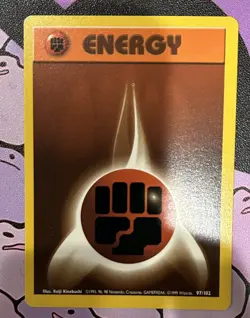 Pokemon TCG Base Set ENERGY CARD 097/102 (1999) - Image 1