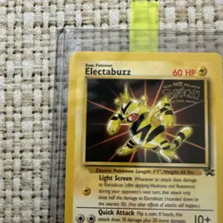 VINTAGE POKEMON BLACK STAR PROMO CARD - #2 ELECTABUZZ (WB MOVIE STAMP) WOTC NM - Image 5