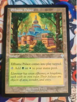 MTG Elfhame Palace En Nm Card Magic the Gathering Invasion OG Karte Card - Image 1