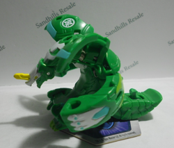 Bakugan Dragonoid x Tretorous Green Ventus Haos B600 - card - cores - Image 2