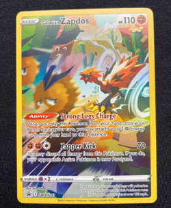 Galarian Zapdos SWSH283 Full Art Black Star Promo Card (NM) - Image 1