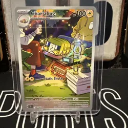 Pokemon Card Charjabug 169/162 Temporal Forces Holo Illustration Rare NM - Image 1