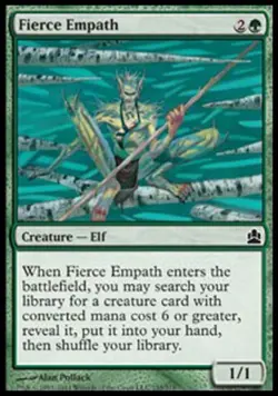 Fierce Empath - Light Play MTG Commander - Image 1
