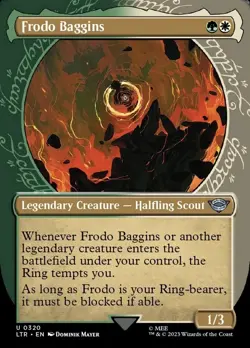 Frodo Baggins SHOWCASE - NM - MTG Lord of the Rings - Magic the Gathering - Image 1
