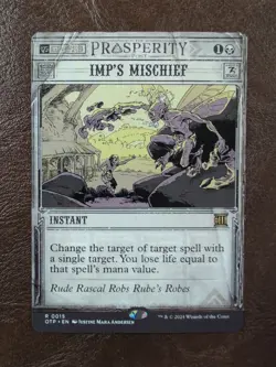 Imp's Mischief Outlaws of Thunder Junction: Breaking News MTG Regular - Image 1