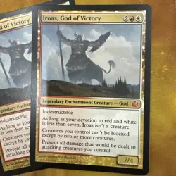 Playset Of 4 Near Mint Iroas, God Of Victory MTG Journey Into Nyx - Image 2