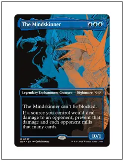 1x The Mindskinner, Borderless Art, Duskmourn, Magic MTG NM - Image 1