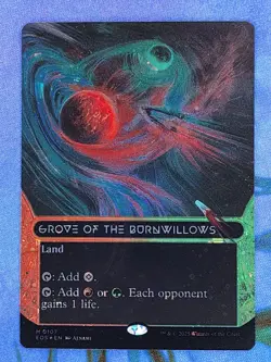 1x GALAXY FOIL Grove of the Burnwillows, NM, EOS, Magic: the Gathering, MtG - Image 1