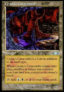 Crosis's Catacombs - Medium Play MTG Planeshift - Image 1