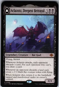 MTG Aclazotz, Deepest Betrayal The Lost Caverns of Ixalan Regular NM - Image 2