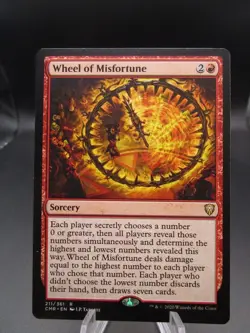 MTG Wheel of Misfortune CMR #211 Regular Rare NM - Image 1