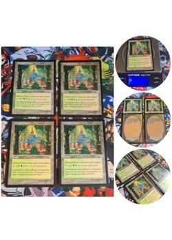 4× MTG Elfhame Palace Eng Magic the Gathering Invasion OG Karte Playset - Image 1