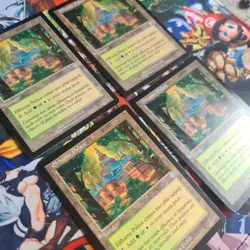 4× MTG Elfhame Palace Eng Magic the Gathering Invasion OG Karte Playset - Image 3