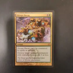 Abrupt Decay NM - Return to Ravnica RTR - English Regular MTG - Image 1