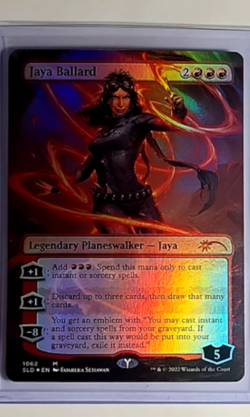 MTG Magic The Gathering SLD Secret Lair Drop Foil Borderless #1062 Jaya Ballard - Image 1