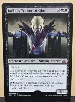 MTG Magic Artist Proof AP Signed T. Lockwood / Kalitas, Traitor of Ghet English - Image 2