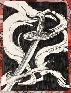 MTG Magic Artist Proof AP Signed 刀 彼方 / KATANA CANATA / Eater of Virtue English - Image 1