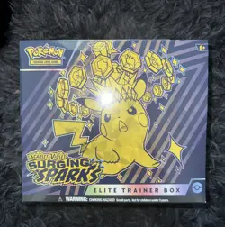 POKEMON TCG Scarlet & Violet Surging Sparks Elite Trainer Box ETB FACTORY SEALED - Image 1
