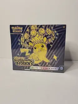 POKEMON TCG Scarlet & Violet Surging Sparks Elite Trainer Box ETB FACTORY SEALED - Image 1