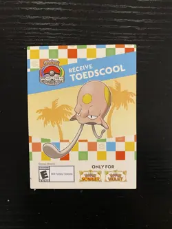 Exclusive Pokemon Worlds Anaheim 2025 Toedscool Code Scarlet or Violet Game - Image 1
