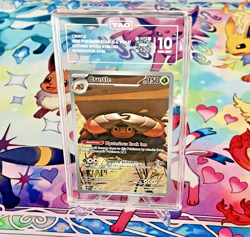 2025 Pokemon S&V Destined Rivals - Crustle #186/182 IR - TAG 10 - PSA - Low Pop - Image 1
