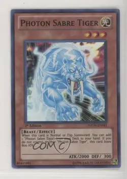 Photon Sabre Tiger 1st Ed. YuGiOh Shockwave #PHSW-EN081 - Image 1