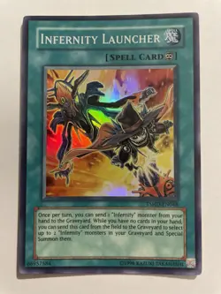 1st Edition Infernity Launcher TSHD-EN048 Super Rare The Shining Darkness YuGiOh - Image 1