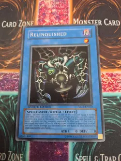 Yugioh Relinquished MC1-EN003 Secret Rare Limited NM/LP - Image 1