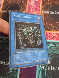 Yugioh Relinquished MC1-EN003 Secret Rare Limited NM/LP - Image 2