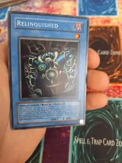 Yugioh Relinquished MC1-EN003 Secret Rare Limited NM/LP - Image 3