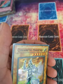 Yugioh Cybernetic Magician CRV-EN016 Super Rare Unlimited Lightly Played Faded - Image 4