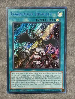 *** FORBIDDEN DROPLET *** SECRET RARE 1ST EDITION RA01-EN064 MINT/NM YUGIOH! - Image 1