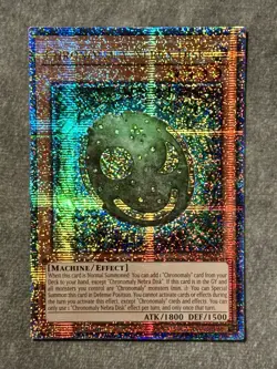 YuGiOh CHRONOMALY NEBRA DISK Quarter Century Secret Rare RA04-EN213 - Image 1