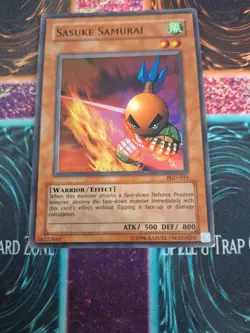 Yugioh Sasuke Samurai PGD-015 Super Rare Unlimited Heavily Played - Image 5