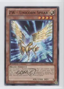 ZW - Unicorn Spear 1st Ed. YuGiOh Starter Deck 13 Super Starter: V for Victory - Image 1