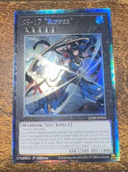 JUSH-EN035 K9-17 ''Ripper'' Collector's Rare 1st Edition YuGiOh - Image 1
