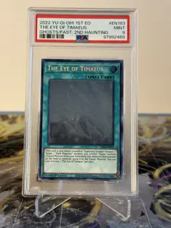 Yugioh The Eye of Timaeus Ghost Rare GFP2-EN172 1st Edition PSA 9 - Image 2
