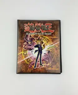 READ VTG 1996 Konami Yu-Gi-Oh 4 Pocket 14-Page TCG Trading Card Binder Holder - Image 1