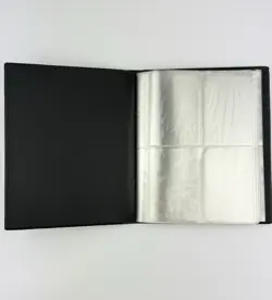 READ VTG 1996 Konami Yu-Gi-Oh 4 Pocket 14-Page TCG Trading Card Binder Holder - Image 4