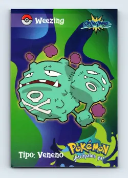 Weezing 110 Non Holo Peru Pokemon Card NM - Image 1