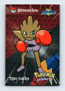 Hitmonchan 107 Non Holo Peru Pokemon Card NM - Image 1