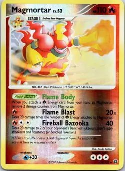 Magmortar 31/132 Reverse Holo Rare Secret Wonders Pokemon Card LP - Image 1