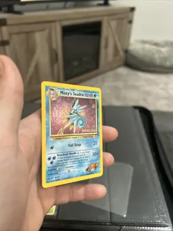 Pokemon TCG Misty's Seadra Prerelease Holo Card 9/132 Promo WOTC LP Swirl! - Image 3