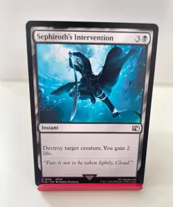 Sephiroth's Intervention Regular - Black - MTG:Final Fantasy - FFVII - Image 1