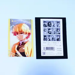 Demon Slayer: Kimetsu No Yaiba Agatsuma Zenitsu Random Photo Card A 1 - Image 1