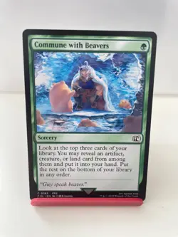 Commune With Beavers - Regular - Green - MTG:Final Fantasy - FFII - Image 1