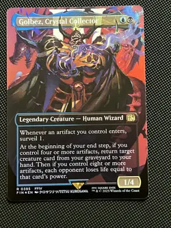MTG - Final Fantasy Golbez, Crystal Collector (Borderless) (Foil) - Image 1